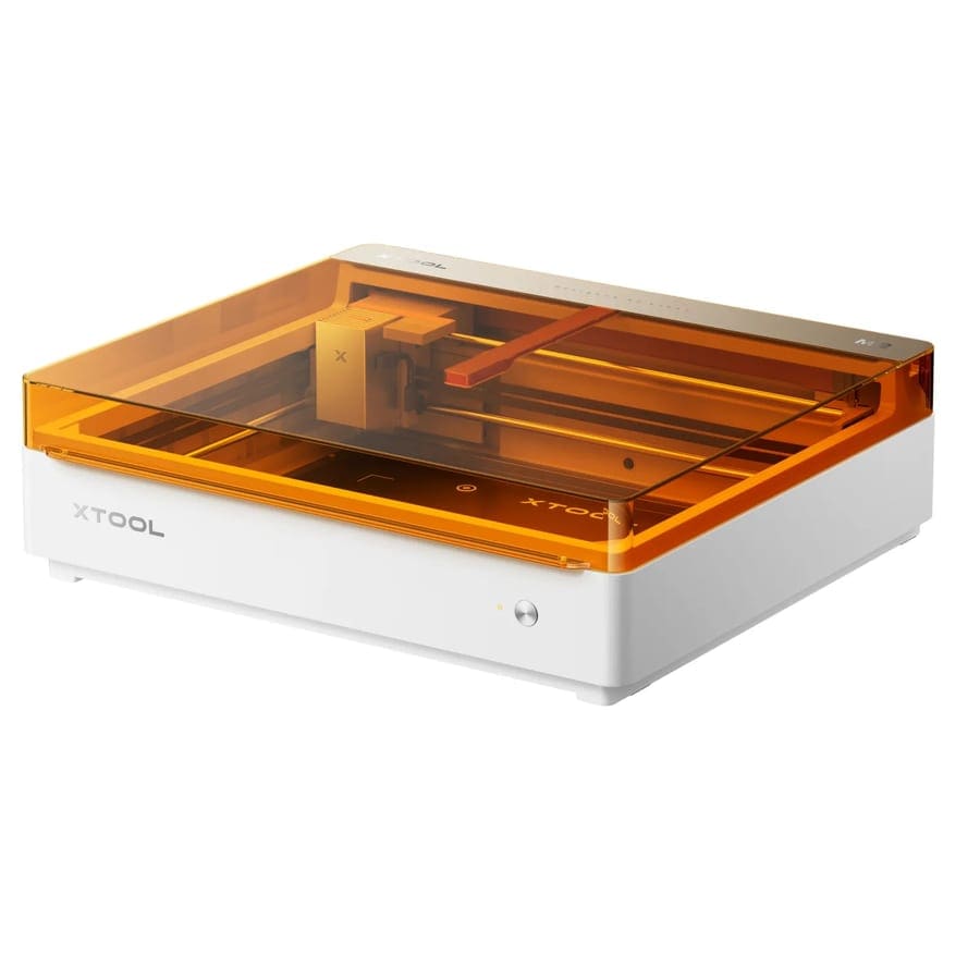 xTool M2, máquina a laser com tampa laranja
